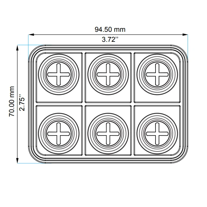 Ecumaster 15 Key Canbus Keyboard image 3
