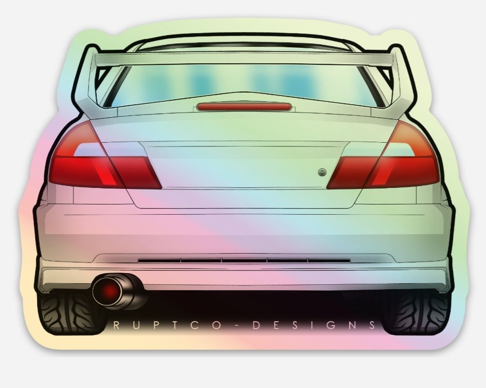 Holographic car sticker multi-pack image 1