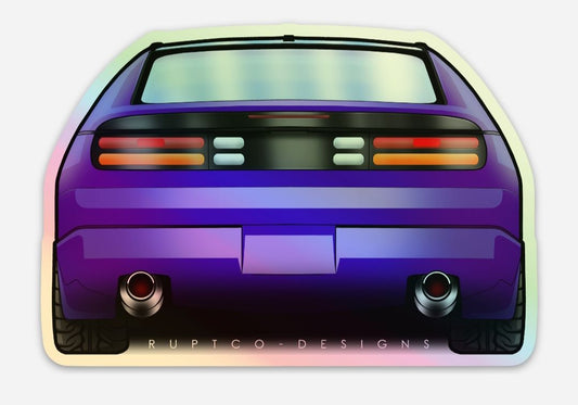 Nissan 300ZX / Z32 holographic sticker image 0
