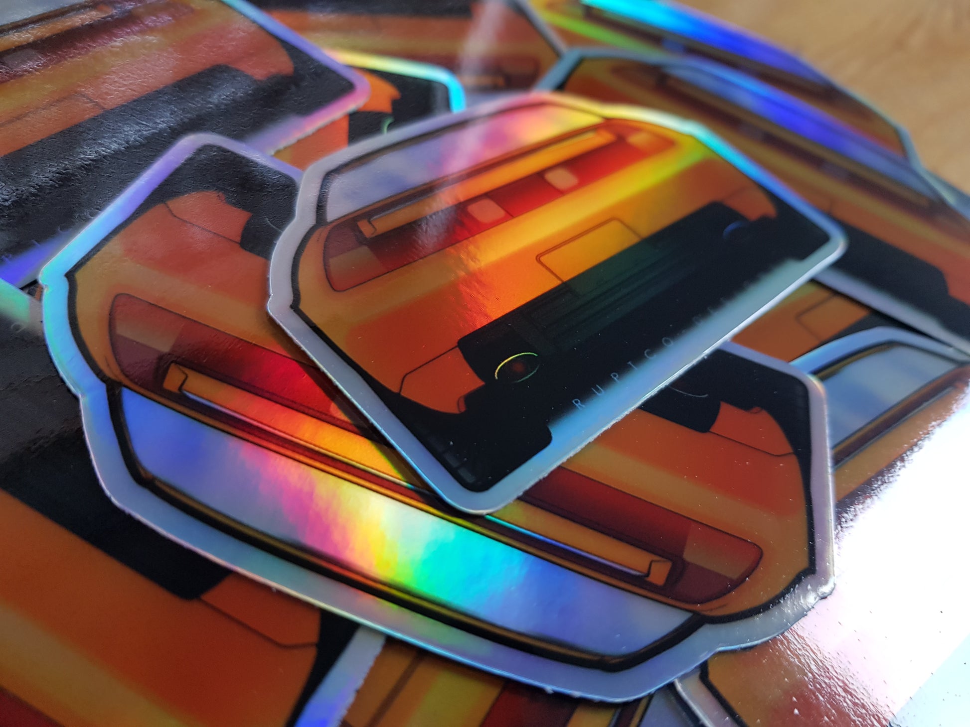 Honda NSX holographic sticker image 1