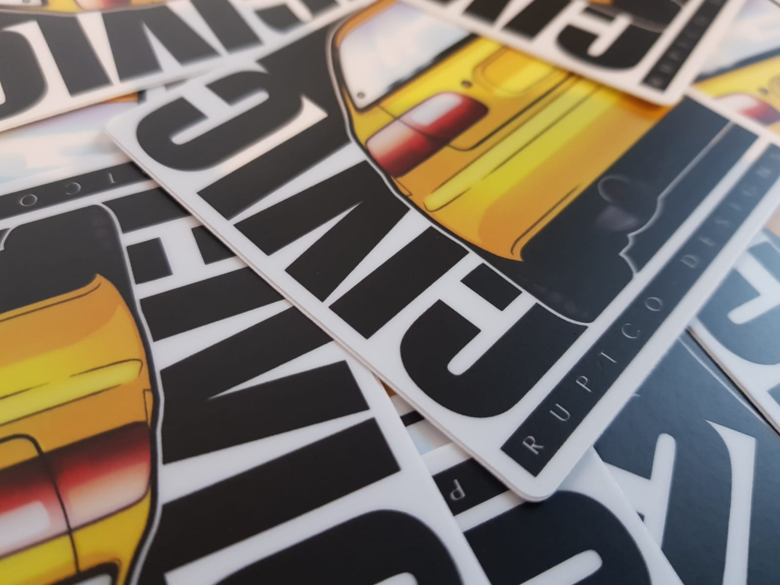 Honda Civic Standard Sticker Square image 2