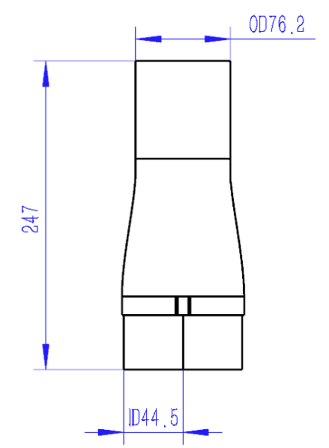 4-1 Formed Slip-on Header Merge Collector