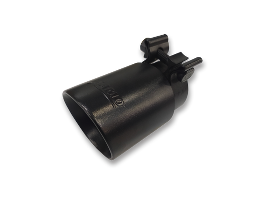 Double Wall Exhaust Tip Black Coated
