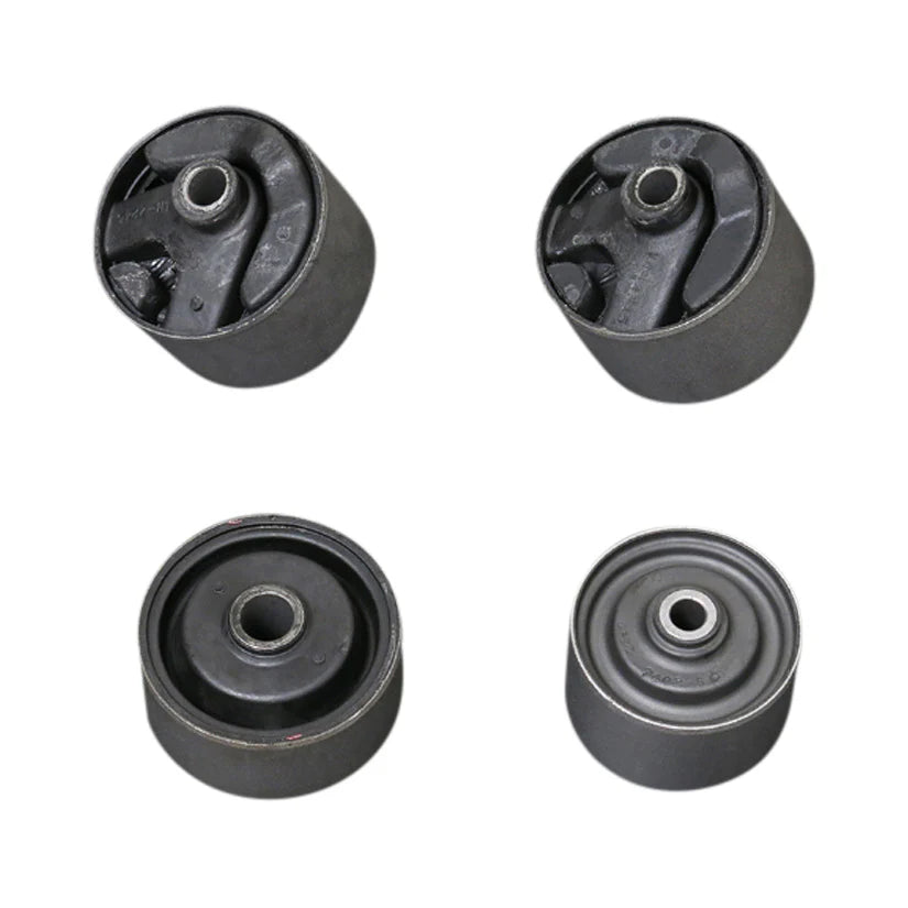 Hardened Rubber Reinforced Engine Mount Bushes 4Pc Set Mitsubishi Evo 1-3 92-96 image 0