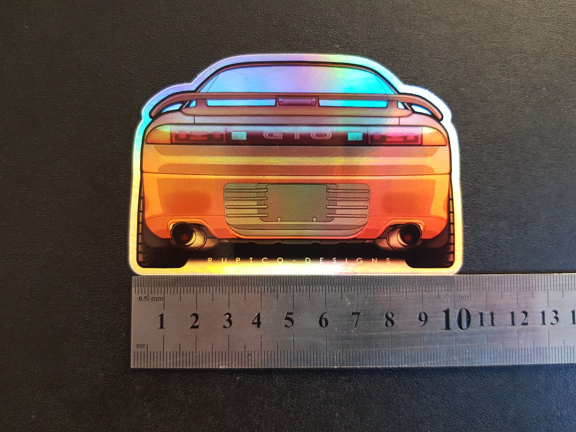 Mitsubishi GTO / 3000GT holographic sticker image 1