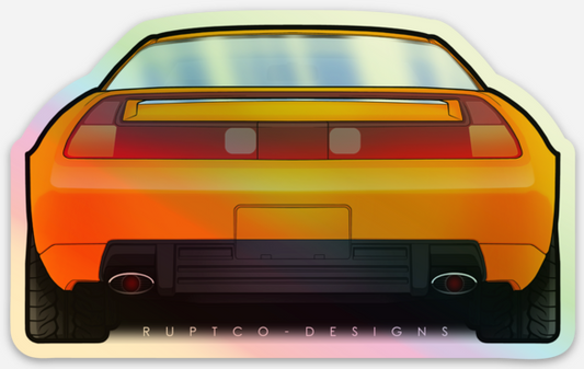 Honda NSX holographic sticker image 0
