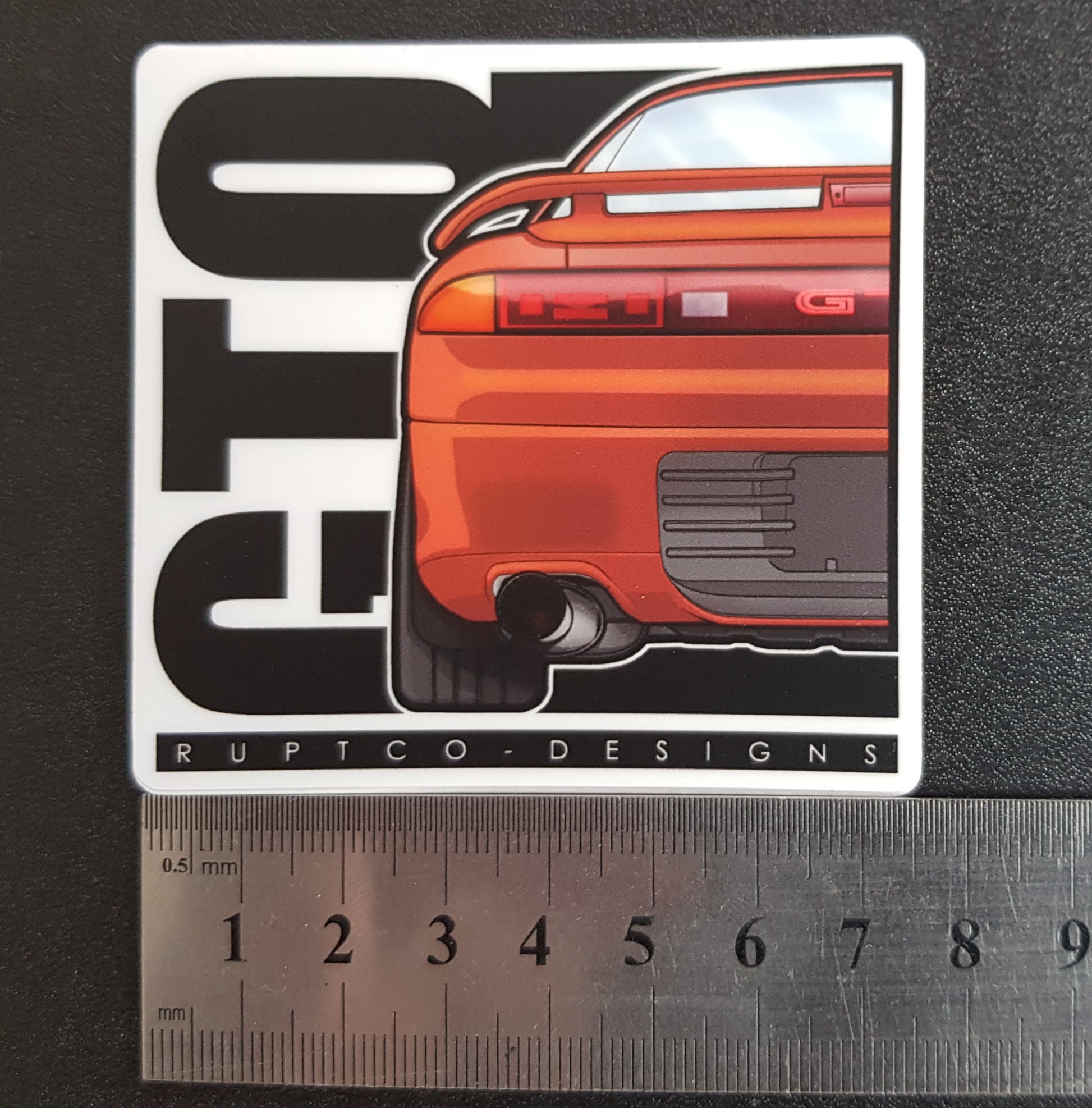 Mitsubishi GTO / 3000GT Standard Sticker Square image 1