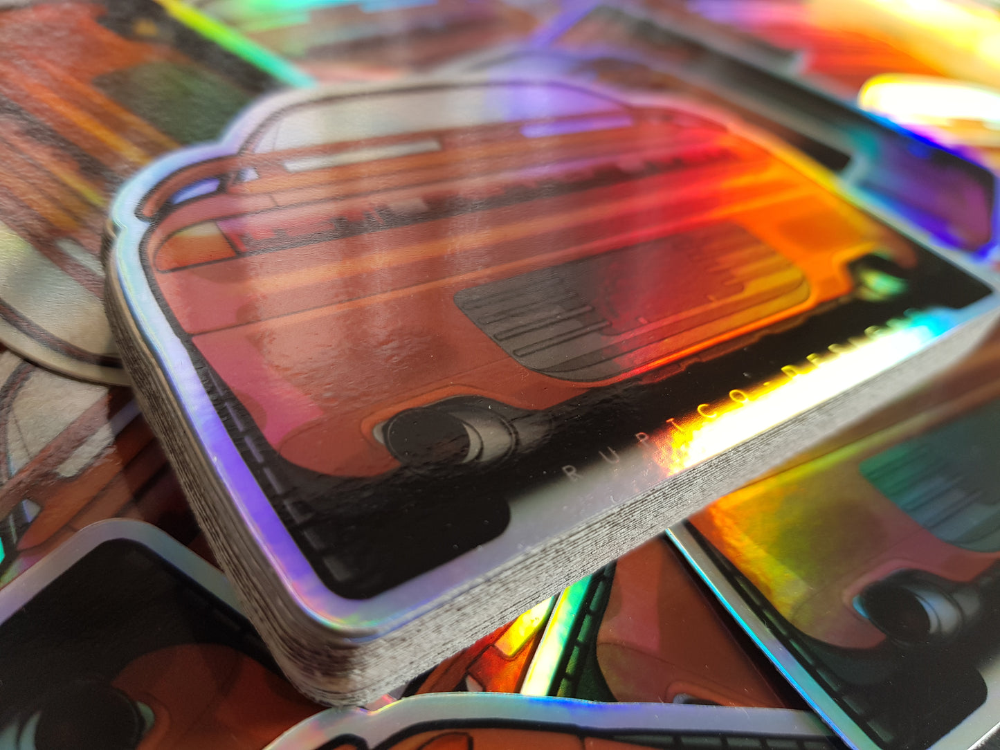Mitsubishi GTO / 3000GT holographic sticker image 2