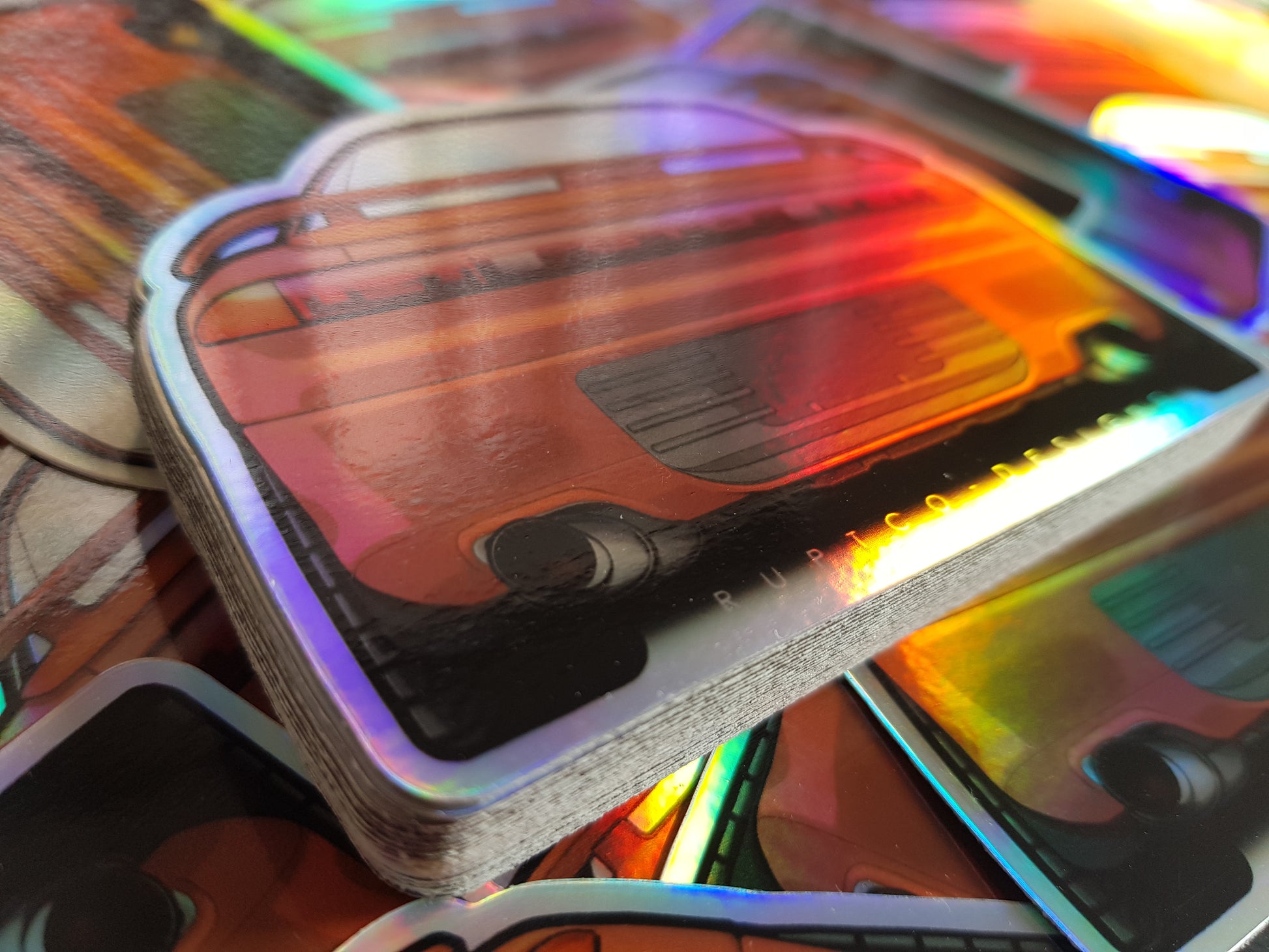 Mitsubishi GTO / 3000GT holographic sticker image 2