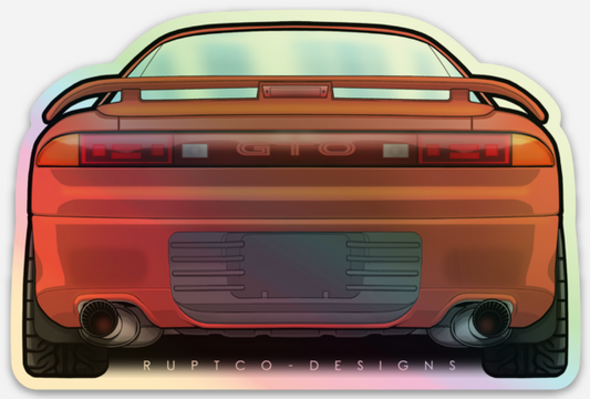 Mitsubishi GTO / 3000GT holographic sticker image 0