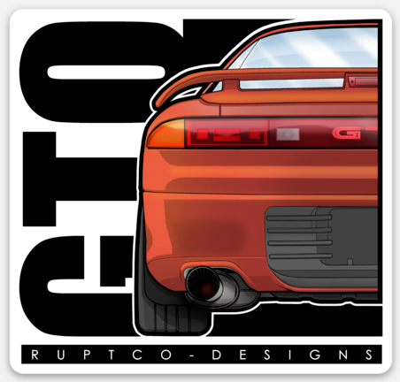 Mitsubishi GTO / 3000GT Standard Sticker Square – CVW Store